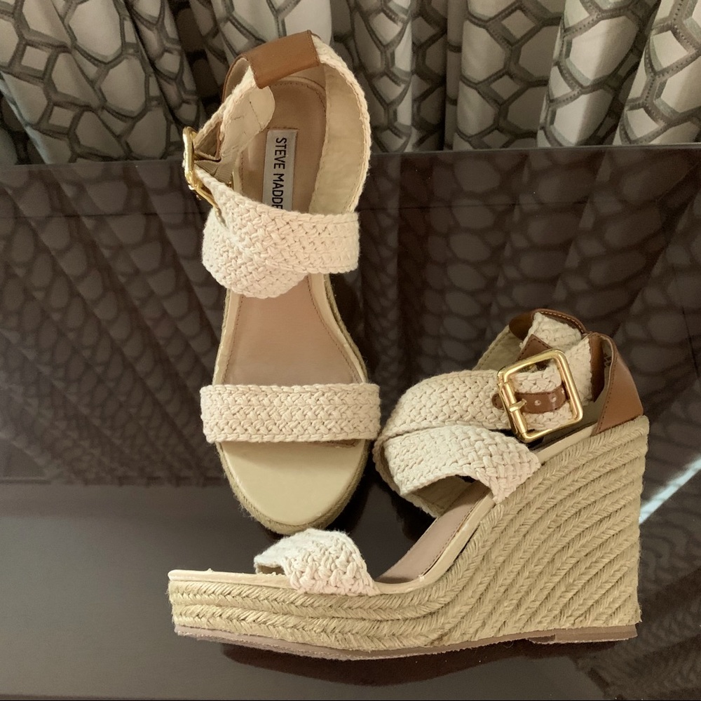 Steve Madden P-Skyler Espadrille Wedge Sandal